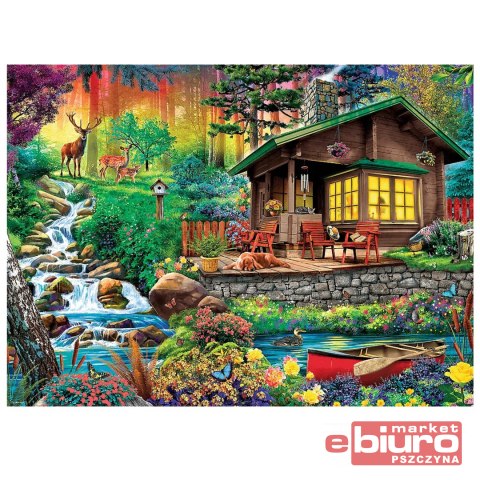 PUZZLE 3000 CHATKA W LESIE 33074 TREFL