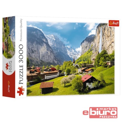 PUZZLE 3000 LAUTERBRUNNEN SZWAJCARIA 33076 TREFL