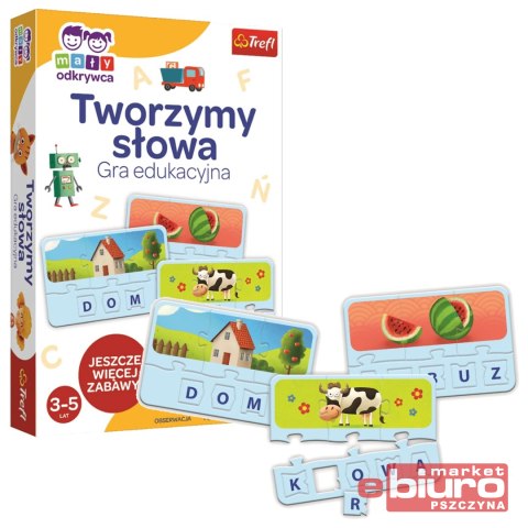 GRA TWORZYMY SŁOWA/MAŁY ODKRYWCA 01950 TREFL