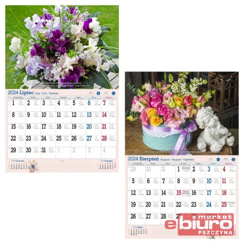 KALENDARZ A3 V3 KWIATY DLA CIEBIE PAN KALENDARZYK