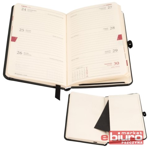 KALENDARZ MEMO B6 TDW CZARNY ANTRA