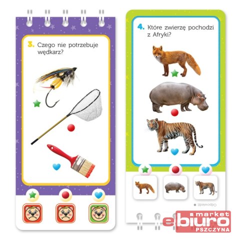 MAGICZNY QUIZ Z ŻABKĄ DOTKNIJ I SPRAWDŹ 4+