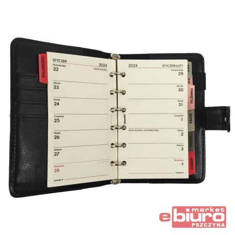 ORGANIZER MEMOFIX A6 K CZARNY ANTRA