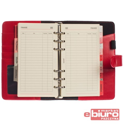 ORGANIZER MEMOFIX B6 ST CZERWONY ANTRA