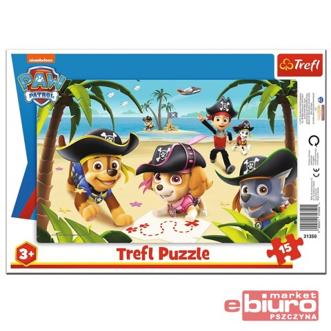 PUZZLE 15 RAMKO PRZYJACIELE Z PSIEGO PATROLU TREFL