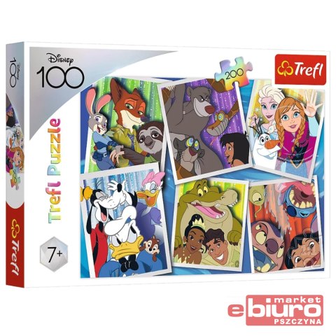 PUZZLE 200 BOHATEROWIE DISNEY TREFL
