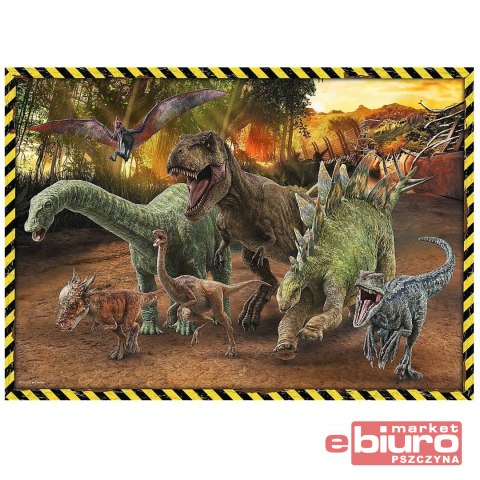 PUZZLE 200 DINOZAURY Z PARKU JURAJSKIEGO TREFL