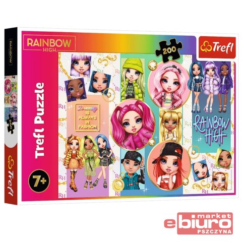 PUZZLE 200 PRZYJAŹŃ RAINBOW HIGH TREFL