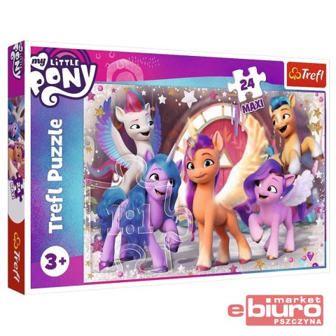 PUZZLE 24 MAXI RADOŚĆ KUCYKÓW PONY 14338 TREFL