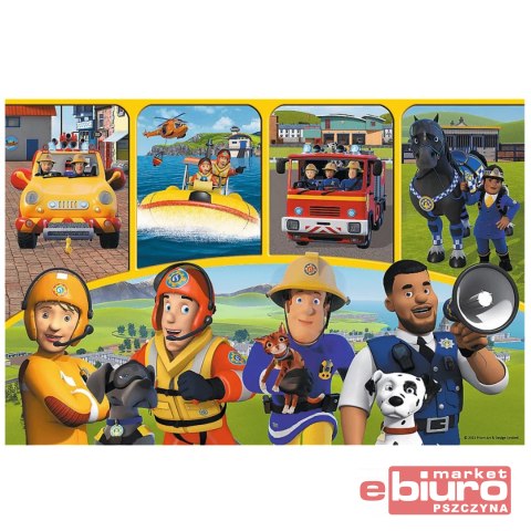 PUZZLE 24 MAXI STRAŻAK SAM I PRZYJACIELE TREFL