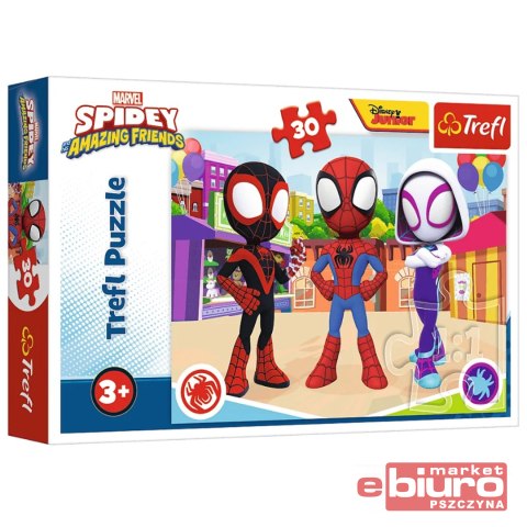 PUZZLE 30 PRZYGODY SPIDAY'A I PRZYJACIÓŁ TREFL