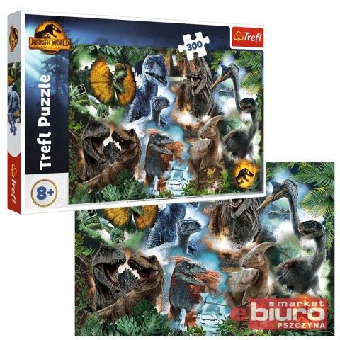 PUZZLE 300 ULUBIONE DINOZAURY 23013 TREFL