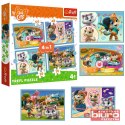 PUZZLE 4W1 KOCIA FERAJNA 34612 TREFL