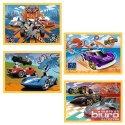 PUZZLE 4W1 POJAZDY HOT WHEELS 34627 TREFL