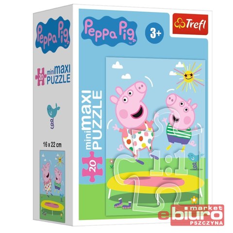 PUZZLE MINIMAXI BEZTROSKI DZIEŃ PEPPY 56033 TREFL