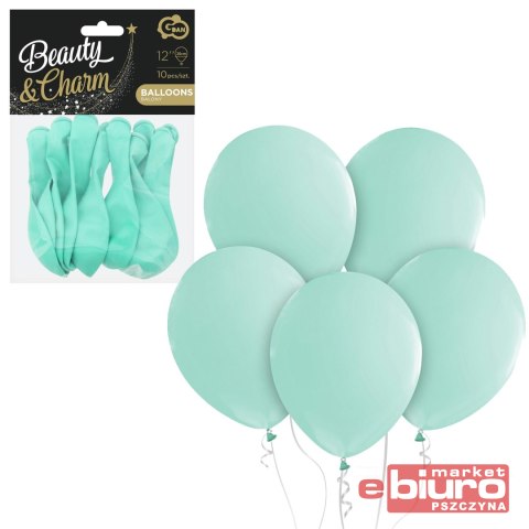 BALONY BEAUTY&CHARM MAKARONOWE 12" A'10 ZIELONE