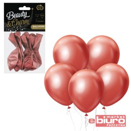 BALONY BEAUTY&CHARM PLATYNOWE CZERWONE 12