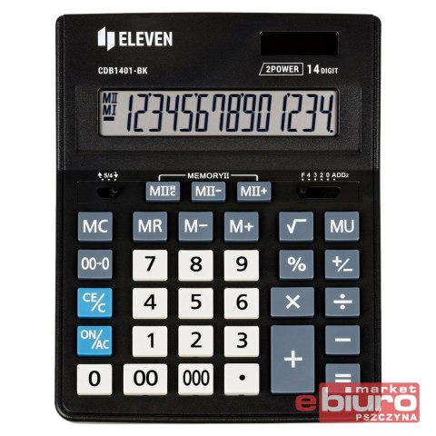 KALKULATOR BIUROWY CDB1401BK ELEVEN
