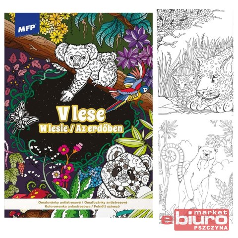 KOLOROWANKA ANTYSTRESOWA W LESIE 5301150