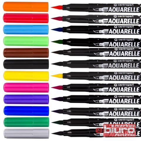 MARKERY AKWARELOWE CENTROPEN AQUARELLE 8683 12SZT