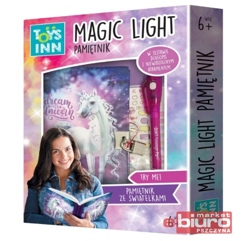PAMIĘTNIK MAGIC LIGHT UNICORN 7823 STUX