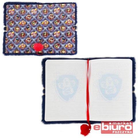 PAMIĘTNIK Z KŁÓDKĄ 3D WŁOCHACZ A5 96K PSI PATRO 82