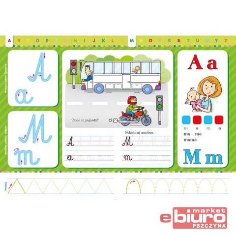 POZNAJĘ I PISZĘ LITERKI. KSIĄŻKA PRZEDSZKOLAKA