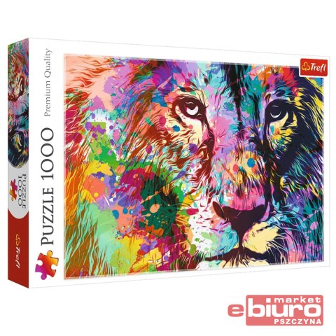 PUZZLE 1000 KOLOROWY LEW 10707 TREFL