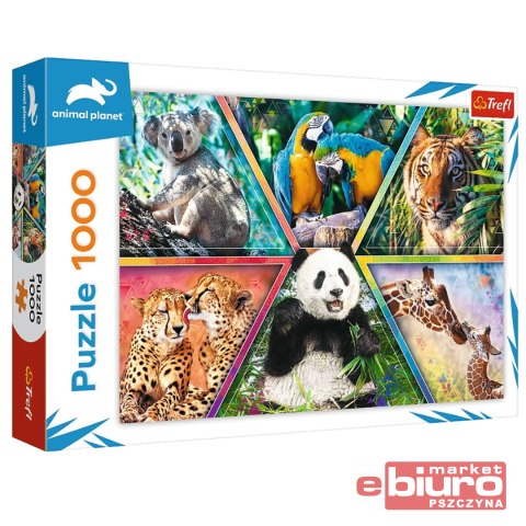 PUZZLE 1000 KRÓLESTWO ZWIERZĄT 10672 TREFL