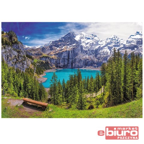 PUZZLE 1500 JEZIORO OESCHINEN LAPY SZWAJCARIA