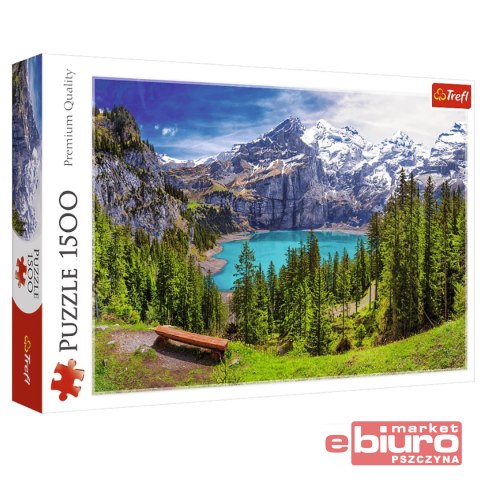 PUZZLE 1500 JEZIORO OESCHINEN LAPY SZWAJCARIA