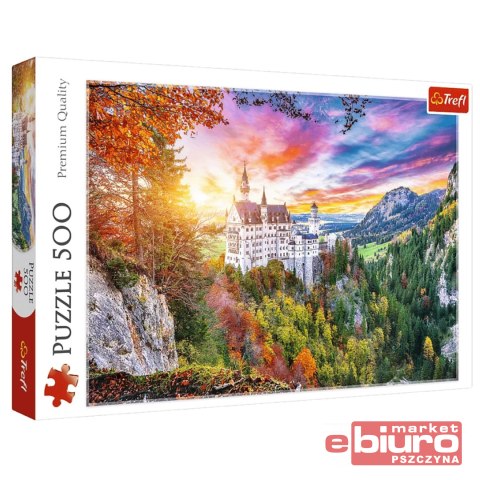 PUZZLE 500 WIDOK NA ZAMEK NEUSCHWANSTEIN NIEMCY