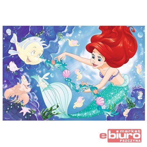 PUZZLE 54 PLUS NAKLEJKI DISNEY PRINCESS 75114