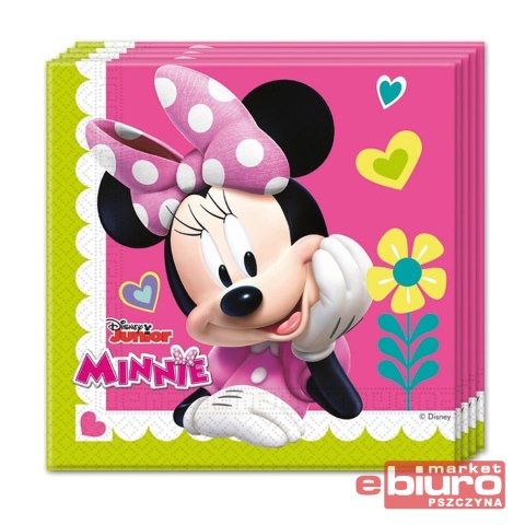 SERWETKI MINNIE HAPPY HELPERS 33X33 20 SZT