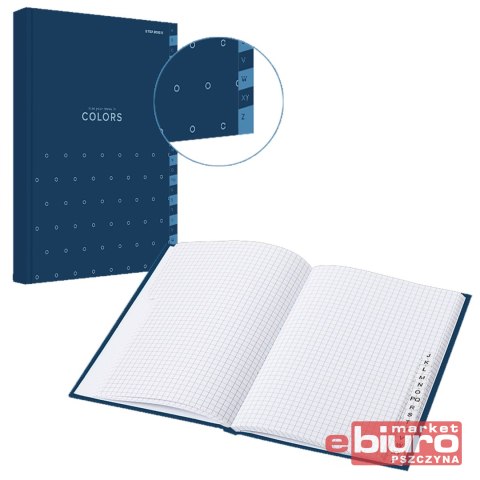 SKOROWIDZ A5 TOP COLOR SZYTY 96K NIEBIESKI