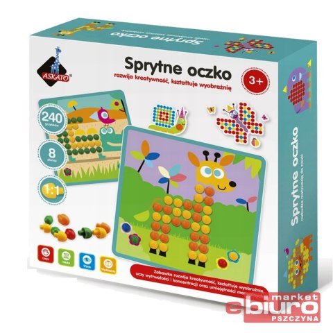 UKŁADANKA MOZAIKA SPRYTNE OCZKO ASKATO