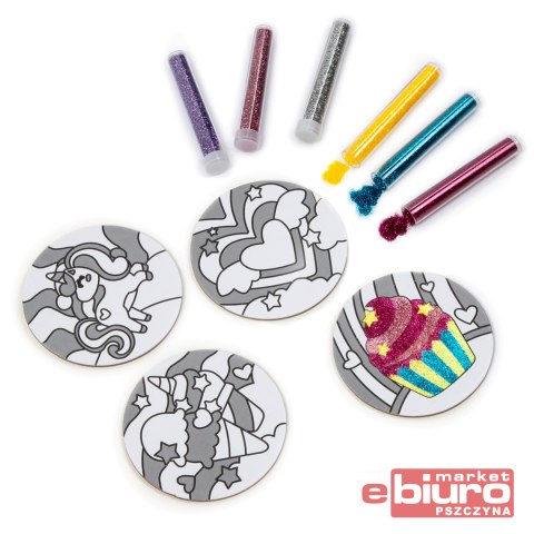 ZESTAW KREATYWNY BROKAT PODKŁADKI BAJKOWY ŚW KIDEA