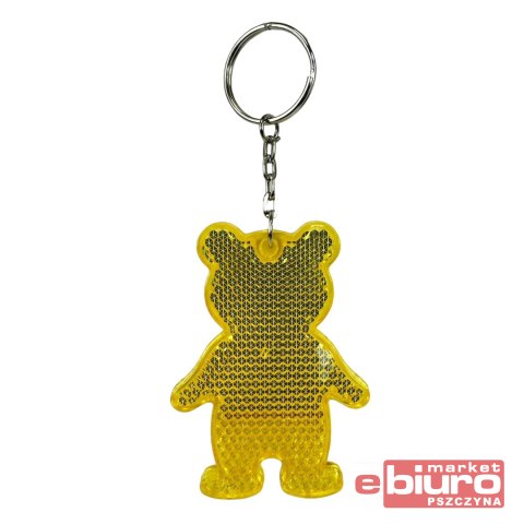 BRELOK MIŚ ODBLASKOWY 7CM 65687