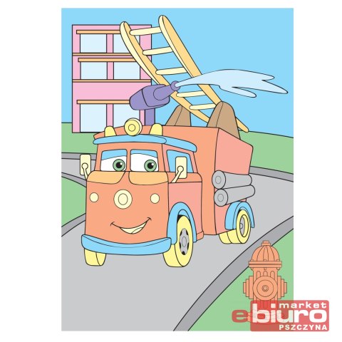 KOLOROWANKA WODNA AUTA MD