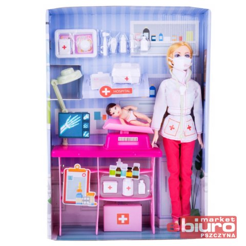 LALKA PIELĘGNIARKA 29CM DZIECKO 3304 HIPO