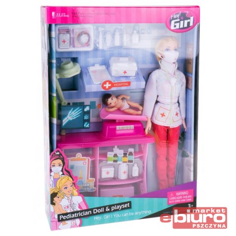 LALKA PIELĘGNIARKA 29CM DZIECKO 3304 HIPO