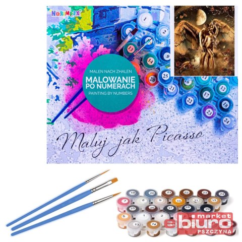 MALOWANIE PO NR. ARCHANIOŁ I KOBIETA NORIMPEX