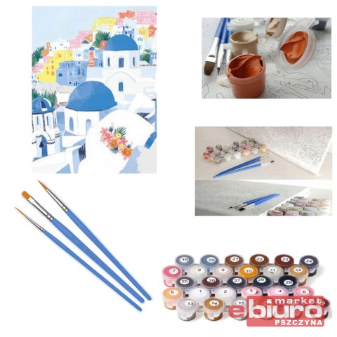 MALOWANIE PO NR.GRECJA BIAŁE DOMY NORIMPEX