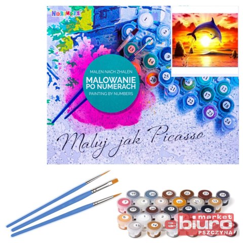 MALOWANIE PO NR. SKACZĄCY DELFIN NORIMPEX