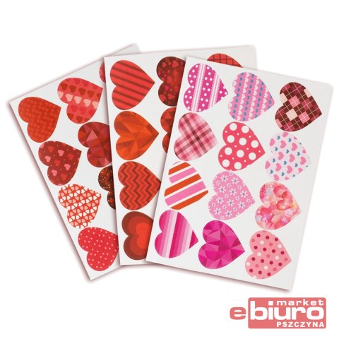 NAKLEJKI WZORZYSTE SERDUSZKA ARPEX