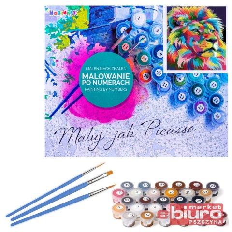 OBRAZ LEW KOLOROWY NO-1005551 NORIMPEX