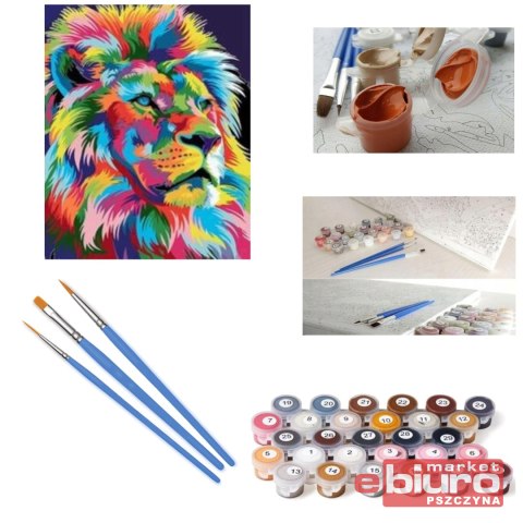 OBRAZ LEW KOLOROWY NO-1005551 NORIMPEX