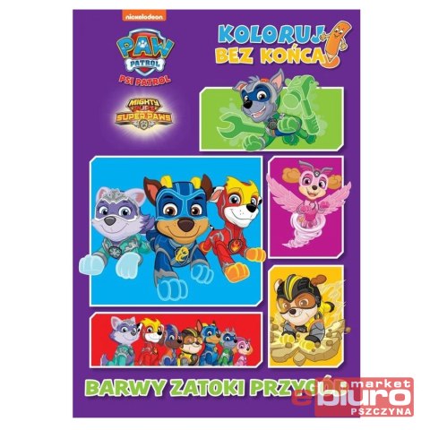 KOLOROWANKA PSI PATROL - KOLORUJ BEZ KOŃCA