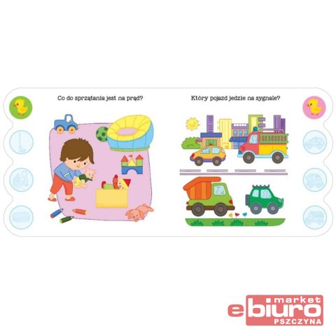 QUIZ MALUCHA Z NAKLEJKAMI Z KACZUSZKĄ 3-4 LATA