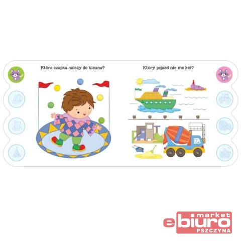 QUIZ MALUCHA Z NAKLEJKAMI Z KOTKIEM 3-4 LATA